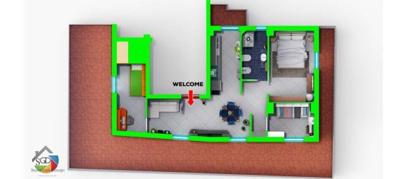 4 Schlafzimmer Penthouse in Benevento, Italy, Nr. 375833 2