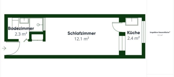 Studio in Innsbruck-Stadt, Austria, Nr. 207290 5