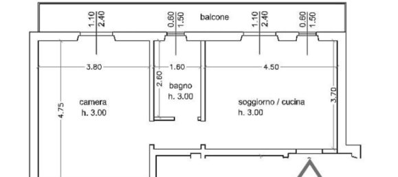 Квартира с 2 комнатами в Флоренция, Италия № 38892 32