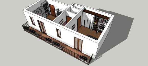 Квартира с 2 комнатами в Флоренция, Италия № 38892 2