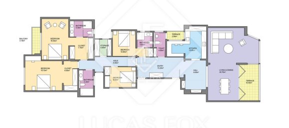 Квартира с 4 спальнями в Барселона, Испания № 22467 29