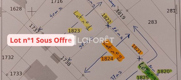 Grundstück in Fillieres, France 1000m², Nr. 75644 2