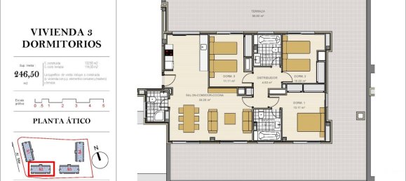 Penthouse T3 em Denia, Spain N.º 9161 2