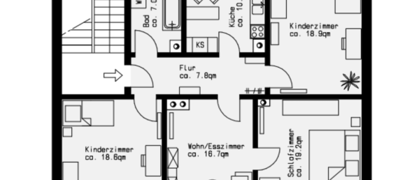 Apartamento T3 em Neu-Ulm, Germany N.º 343621 9
