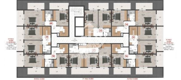 Квартира 1+1 в Аланья, Турция № 4872 30