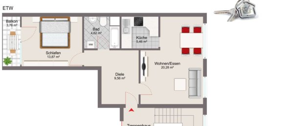 1 Schlafzimmer Wohnung in Chemnitz, Germany, Nr. 227006 5