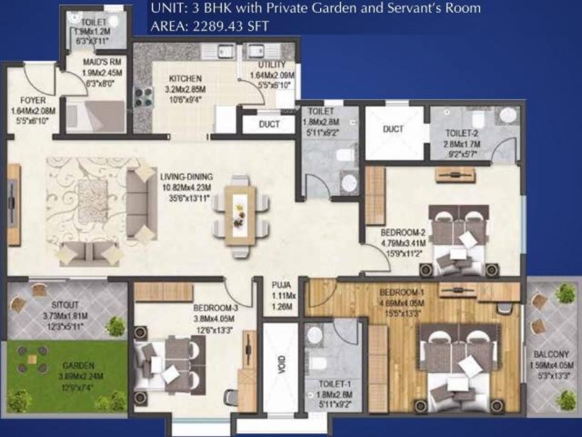 3 bedrooms House in Bangalore, India No. 27005