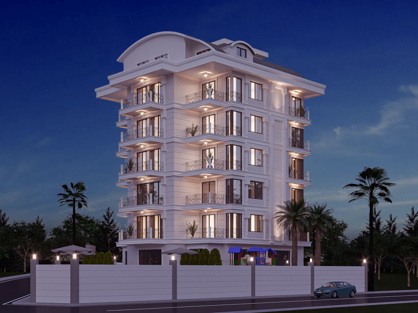 Apartamento de 2 habitaciónes en Alanya, Turkey No. 42889