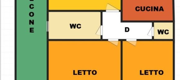 Квартира с 3 комнатами в Капурсо, Италия № 39565 8