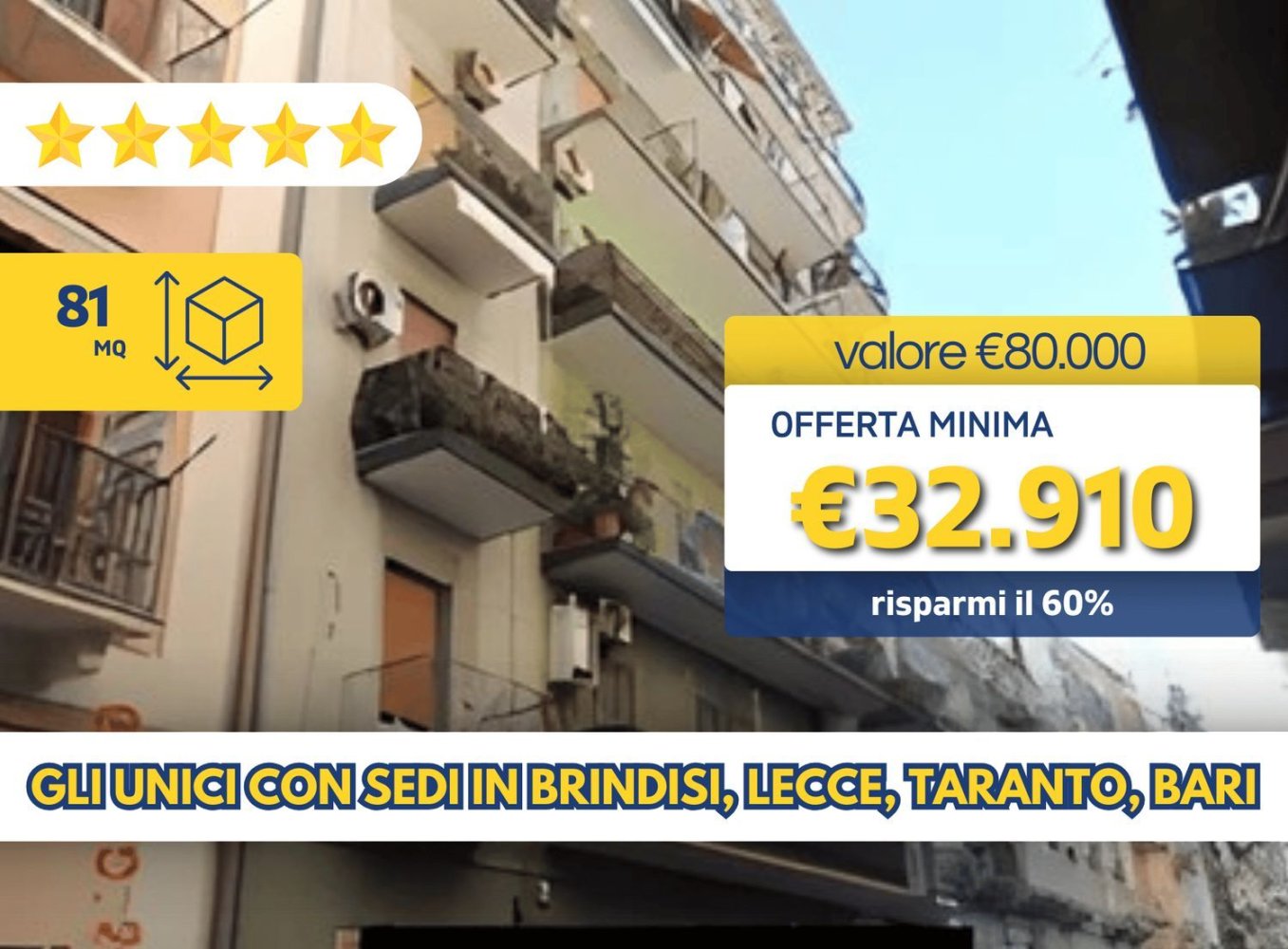 Apartamento de 4 dormitorios en Taranto, Italy No. 310843