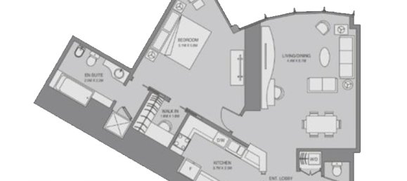 Apartamento T1 em Downtown Dubai (Downtown Burj Dubai), UAE N.º 2347 11