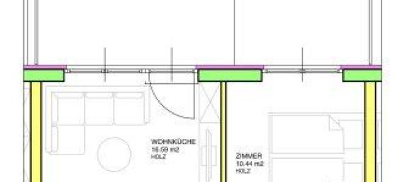 2غرفة شقة في Rudolfsheim-Funfhaus, Austria رقم 214747 6