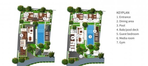 5 chambres villa à louer à Seminyak, Badung, Bali, Indonesia № 3004 23