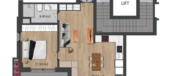 Apartamento de 1+1 en Side, Turkey No. 6066 13