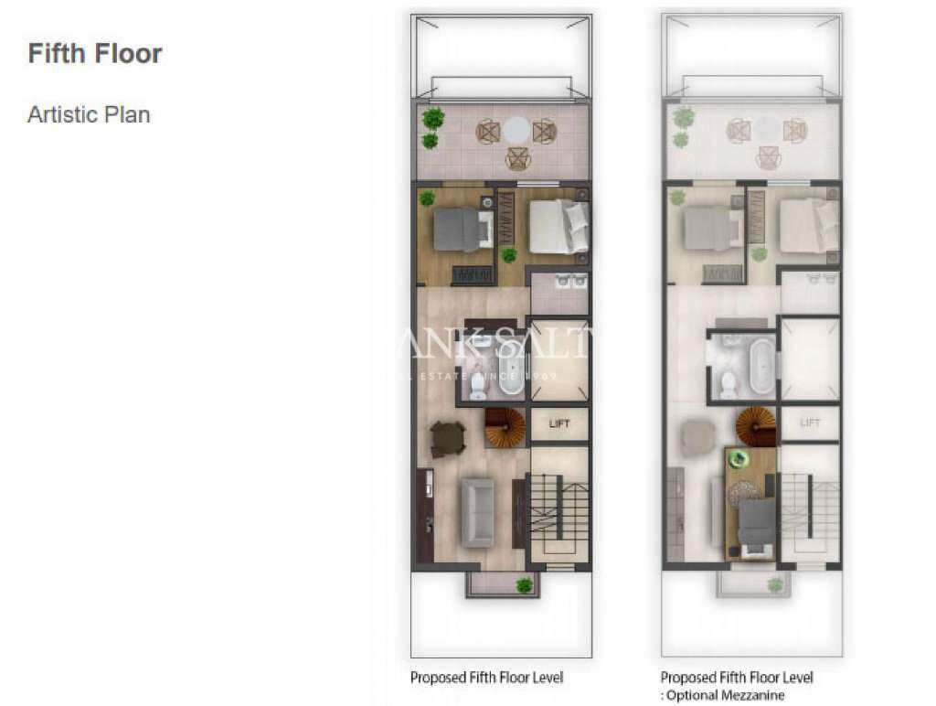 Penthouse T2 em Saint Paul's Bay, Malta N.º 2538