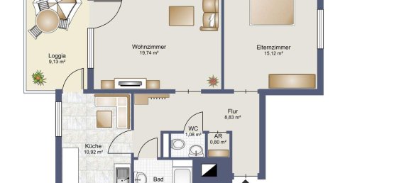 2-salle Appartement à Feldkirch, Austria No. 239001 22