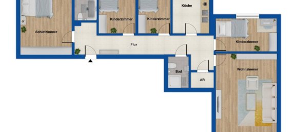 5-Zimmer Wohnung in Niedersachsen, Germany, Nr. 371694 12