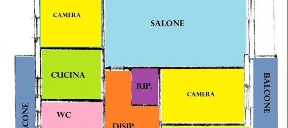 Квартира с 5 комнатами в Партинико, Италия № 142983 4