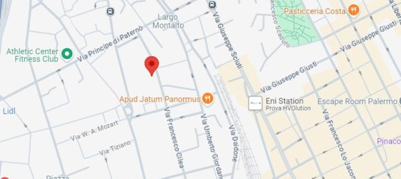 Квартира с 2 комнатами в Палермо, Италия № 44596 8