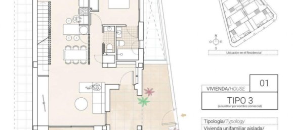 Villa T3 em Hondon De Las Nieves, Spain N.º 6600 9