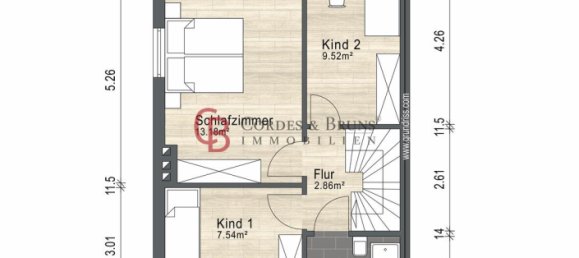 3 Schlafzimmer Stadthaus in Verden, Germany, Nr. 316303 27