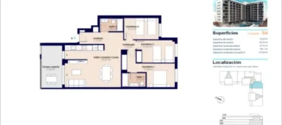 3 غرف نوم شقة في Paterna, Spain رقم 135045 18