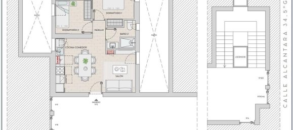 3 Schlafzimmer Wohnung in Madrid, Spain, Nr. 122934 19