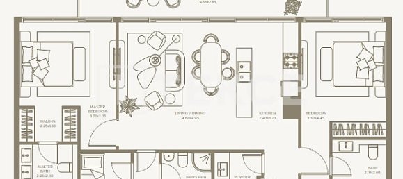 Apartamento T1 em Umm Al Quwain, UAE N.º 123304 23