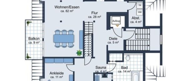 2 غرف نوم بانتهاوس في Baden-Baden, Germany رقم 67122 6