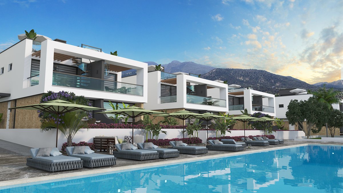 2 Schlafzimmer Villa in Tatlisu, Nord-Zypern, Nr. 12753