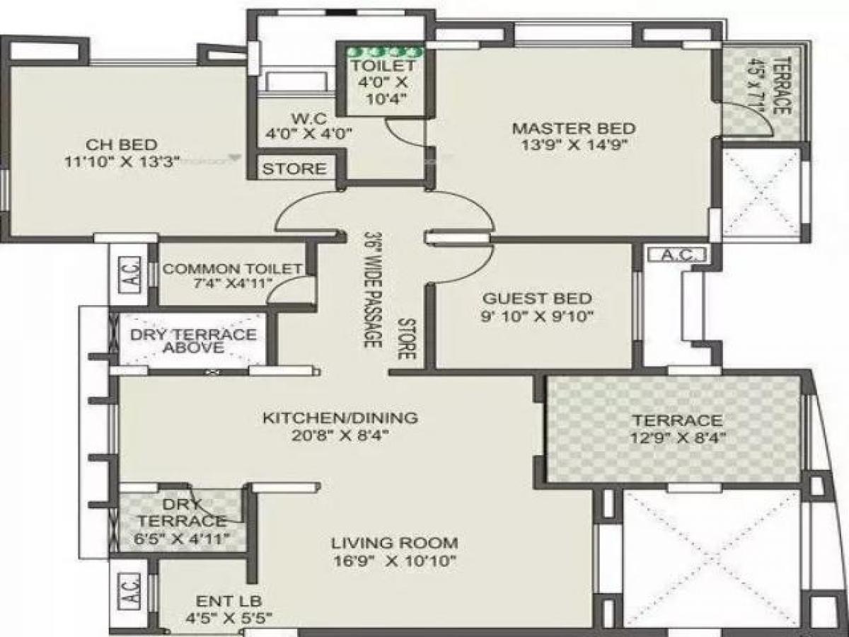 3 bedrooms House in Pune, India No. 49273