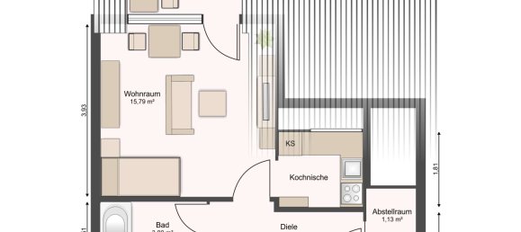 Apartamento de 1 dormitorio en Rheingau-Taunus, Germany No. 281341 3
