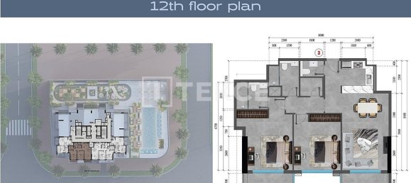Apartamento de 2 dormitorios en Jumeirah Village Triangle, UAE No. 55266 25