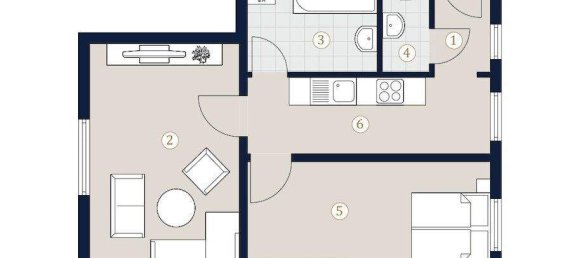 2 rooms Apartment in Wieden, Austria No. 149102 15