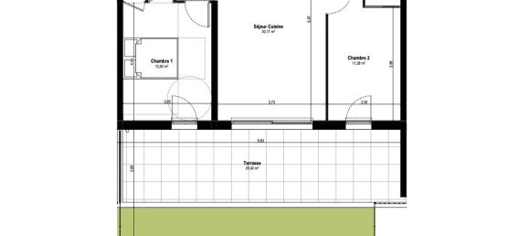 2 bedrooms Apartment in Villeneuve-Loubet, France No. 38175 3