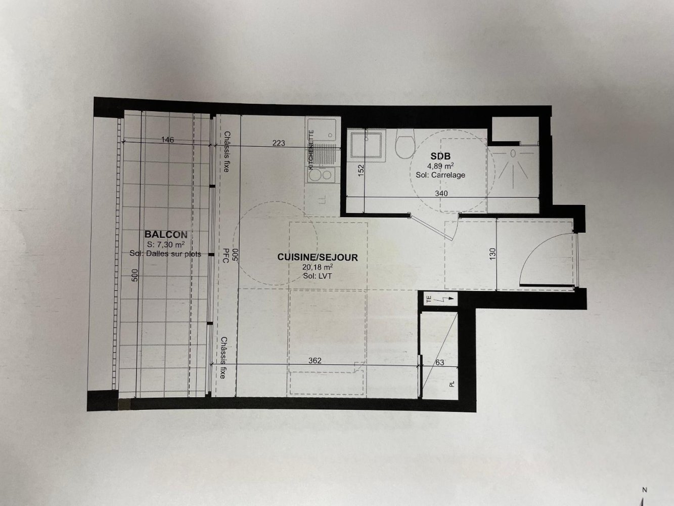 Студия в Страсбург, Франция № 91751