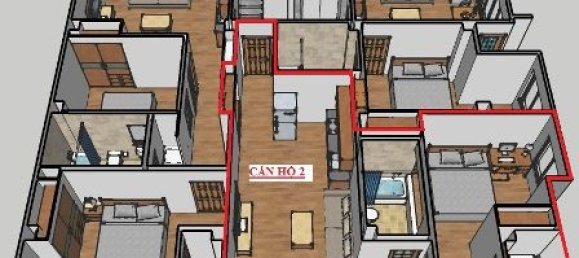 1 غرف نوم شقة في Cau Giay, Vietnam رقم 3852 10