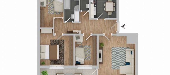 Apartamento de 3 dormitorios en Frankenthal, Germany No. 270378 15