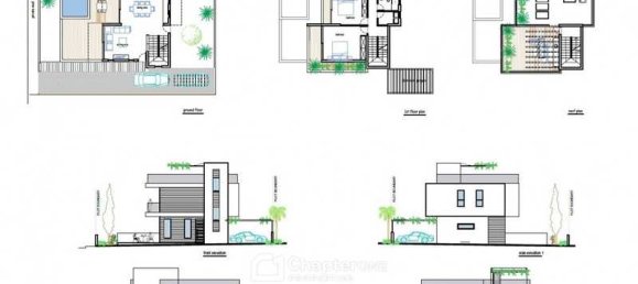 3 Schlafzimmer Villa in Geroskípou, Cyprus, Nr. 6615 2