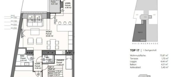 Квартира с 2 спальнями в Веринг, Австрия № 75469 15