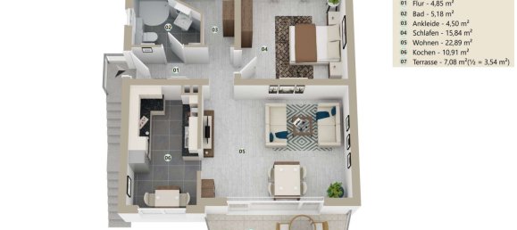 Таунхаус с 2 спальнями в Райнгау-Таунус, Германия № 267963 20