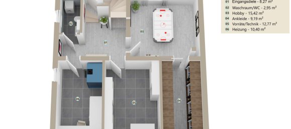 Таунхаус с 2 спальнями в Райнгау-Таунус, Германия № 267963 19