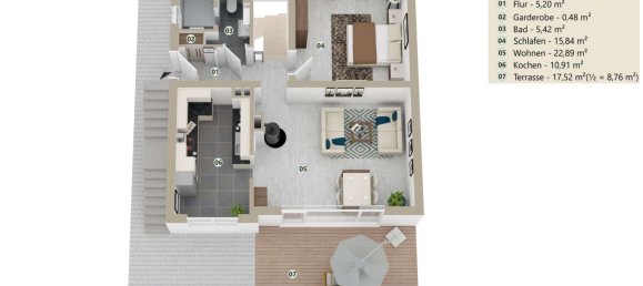 Таунхаус с 2 спальнями в Райнгау-Таунус, Германия № 267963 18