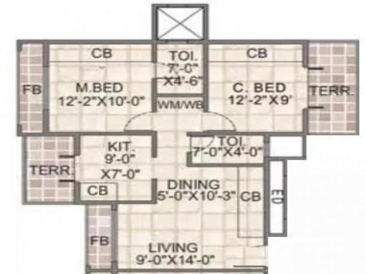 2 chambres Maison à Mumbai, India No. 17559