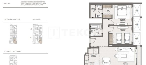 Apartamento T1 em Jumeirah Village Circle, UAE N.º 203349 13