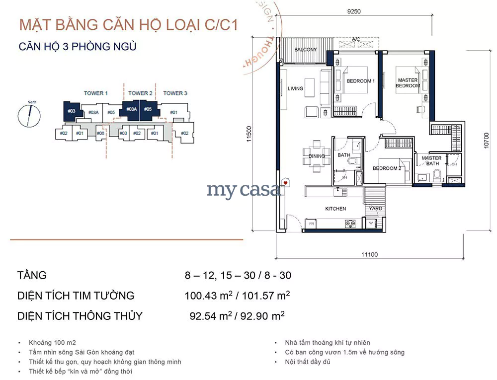 3 bedrooms Apartment in Thu Duc, Vietnam No. 8249