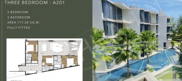3 dormitorios apartamento en venta en Hua Hin, Prachuap Khiri Khan, Western Thailand, Thailand № 165803 4