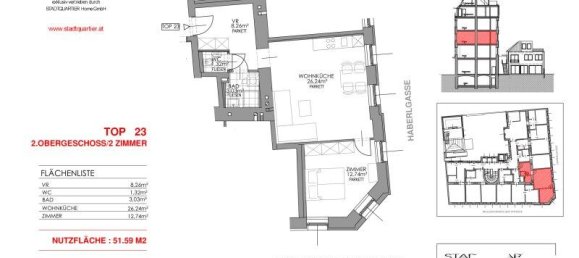 2 rooms Apartment in Ottakring, Austria No. 238891 12