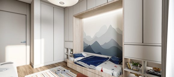 شقة 1+1 في Zeray Miracle Garden, Basiskele, Turkey رقم 38177 3