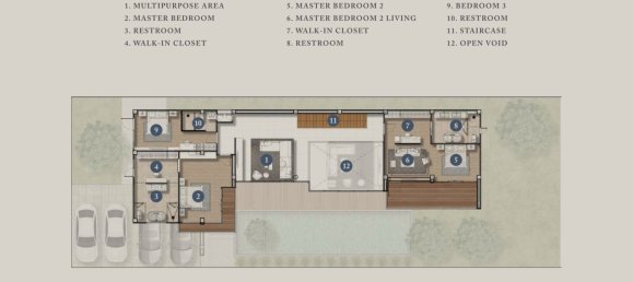 Villa de 5 dormitorios en Pattaya, Thailand No. 20182 7